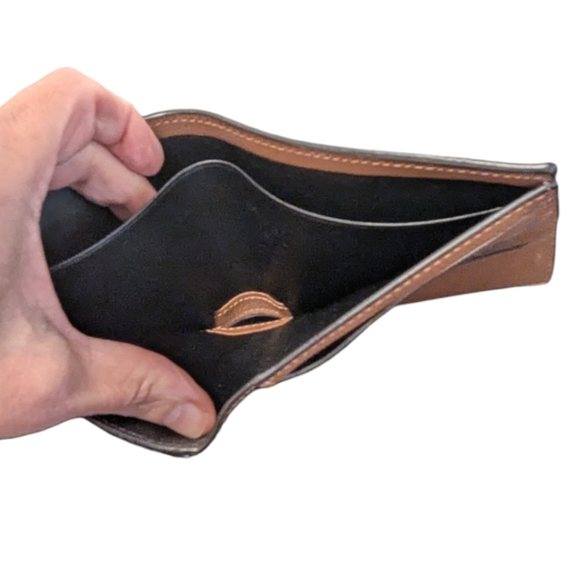 Coach mens compact Sport calf leather wallet - Picture 9 of 16